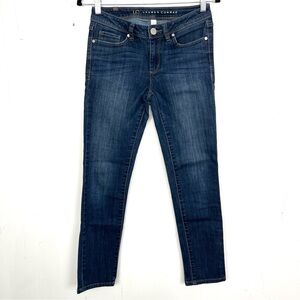 LC Lauren Conrad Dark Wash Skinny Jeans Size 2 Stretch